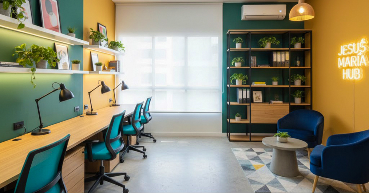 Diseño de Oficinas en Jesús María: Iluminación, Color y Confort Térmico