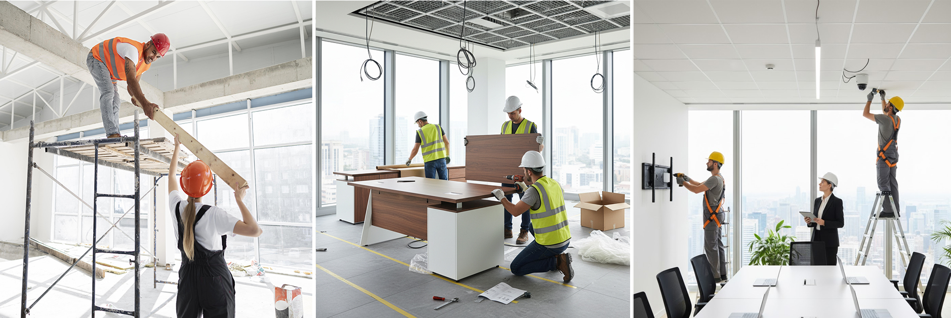 Implementación de oficinas en Lima: obra, mobiliario y TI coordinados