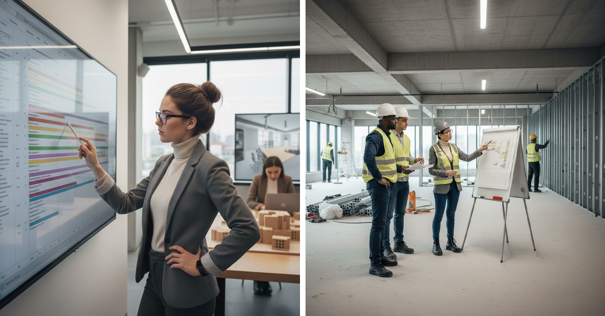 Tiempos de obra de oficinas en Lima: cronograma realista de 4–8 semanas