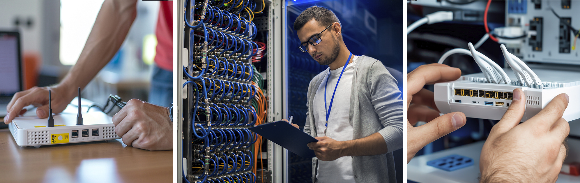 Data y cableado estructurado en Lima: WiFi denso y salas AV
