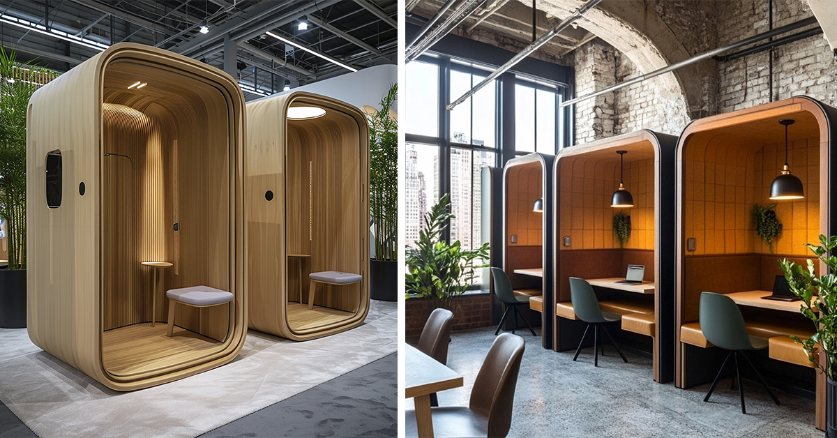 Phone booths en oficinas de Lima: dimensiones, costos y acústica