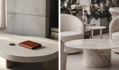 Cuarzo o granito para una mesa de espera: ¿cuál elegir para una oficina?