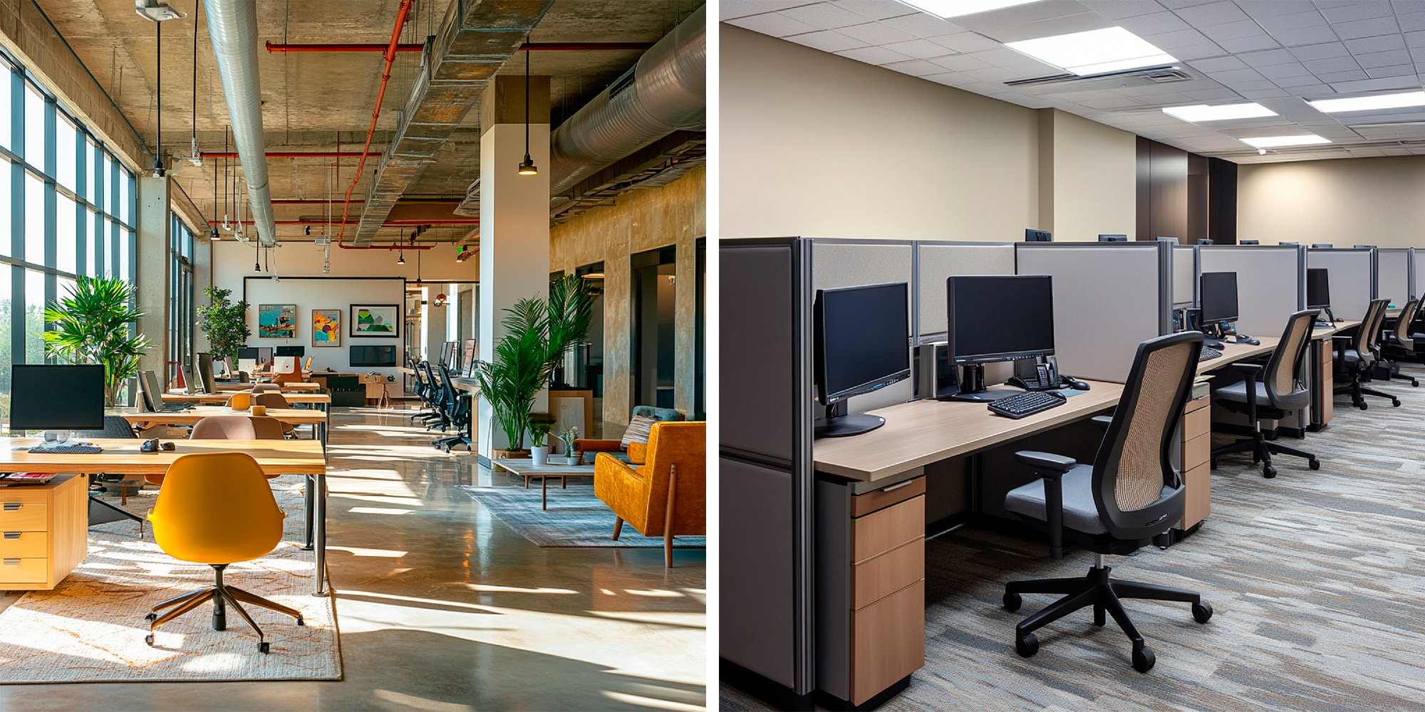 Coworking vs. Oficina tradicional: dos modelos con objetivos distintos